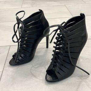 Black stilettos